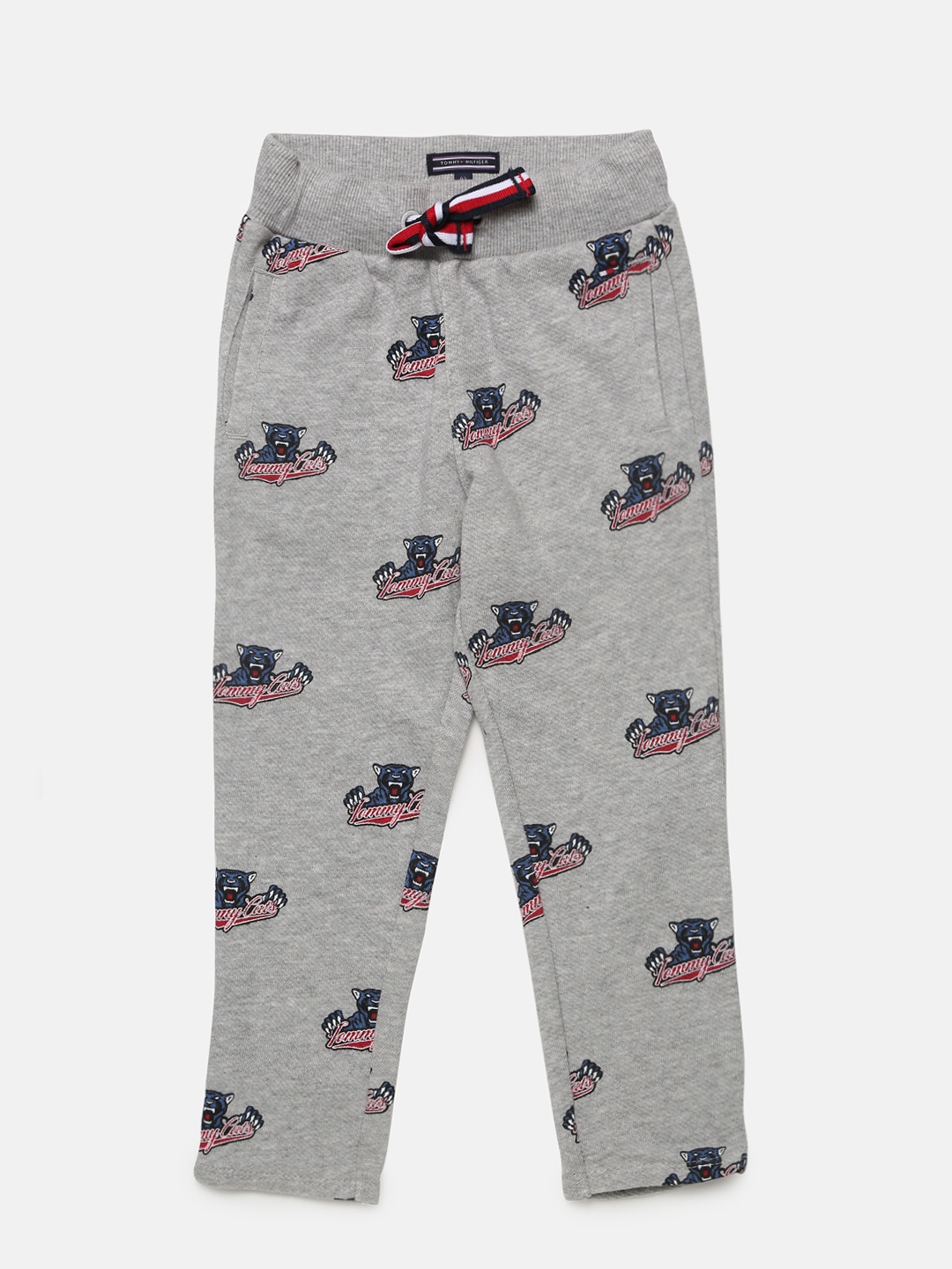 

Tommy Hilfiger Boys Grey Printed Track Pants
