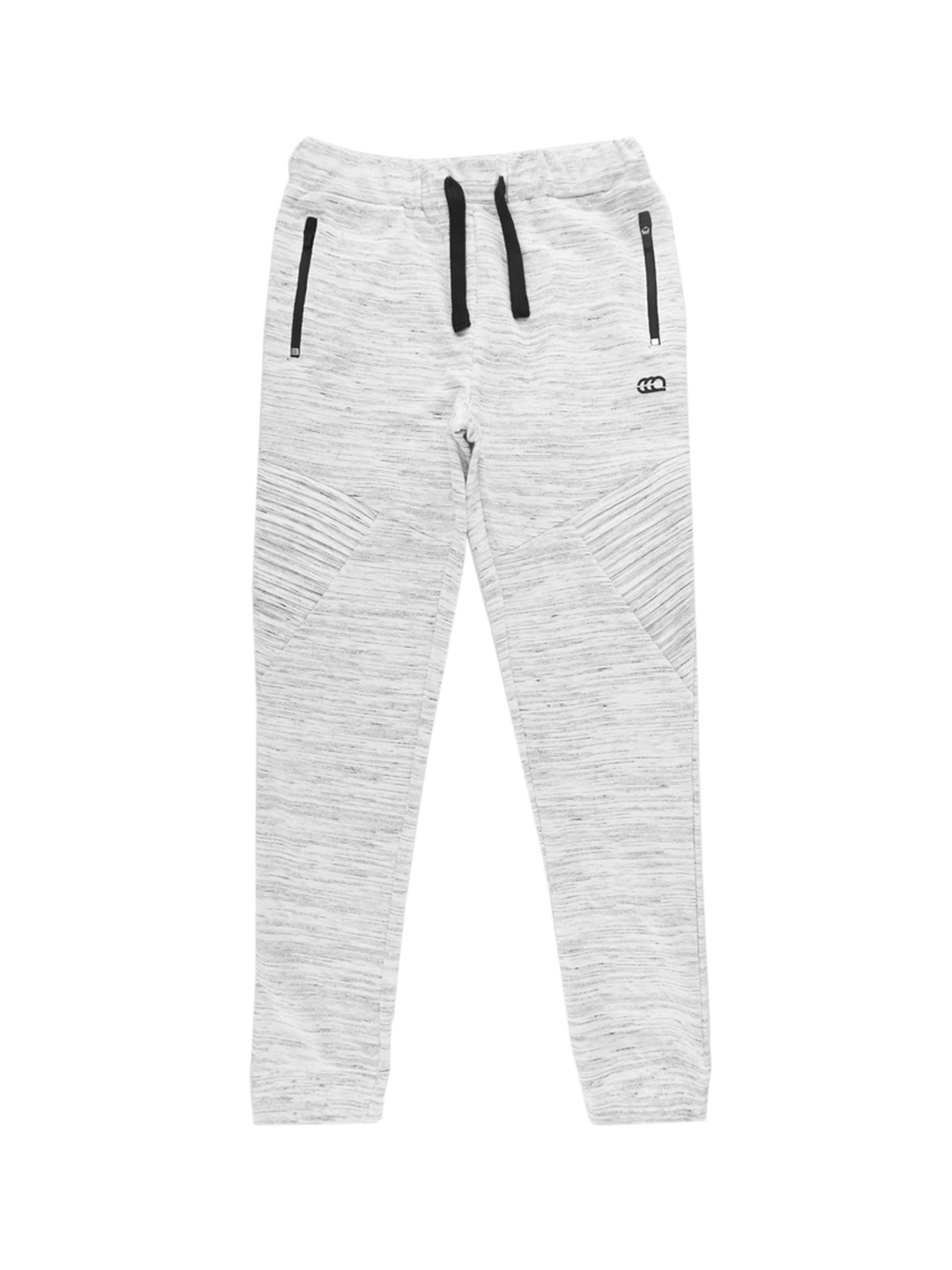 

Ajile by Pantaloons Boys Grey Melange Solid Straight Fit Track Pants
