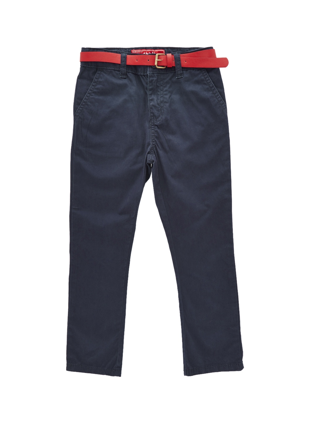 

CHALK by Pantaloons Boys Navy Blue Regular Fit Solid Chinos