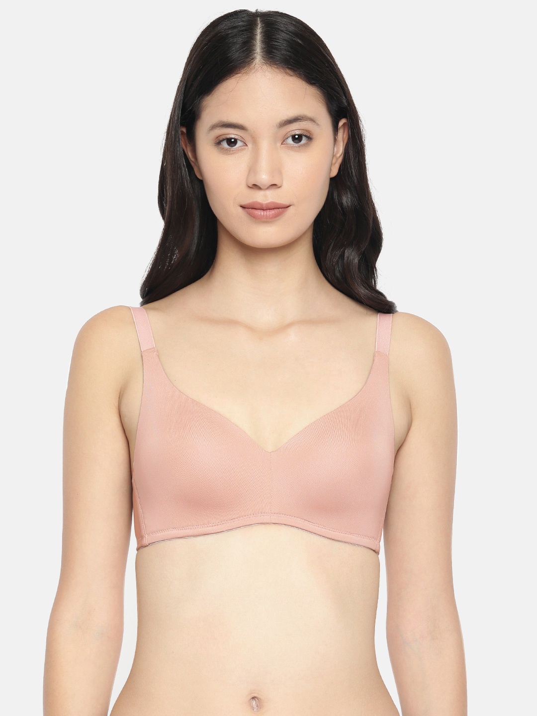 

Wacoal Beige Solid Non-Wired Lightly Padded T-shirt Bra
