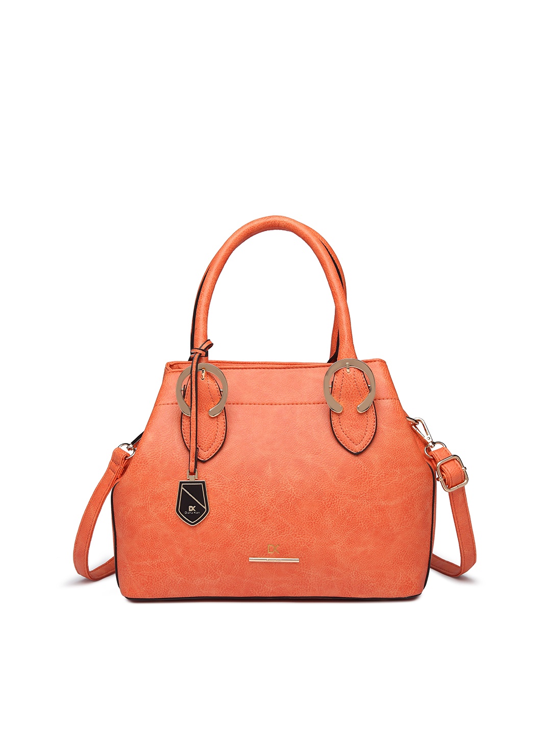 

Diana Korr Orange Solid Handheld Bag