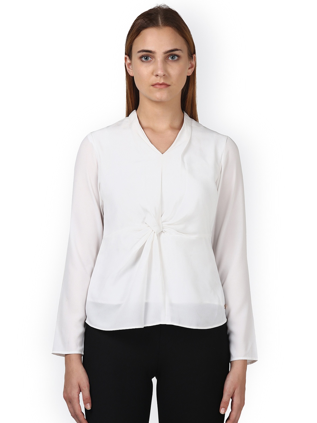 

Park Avenue Women White Solid Top