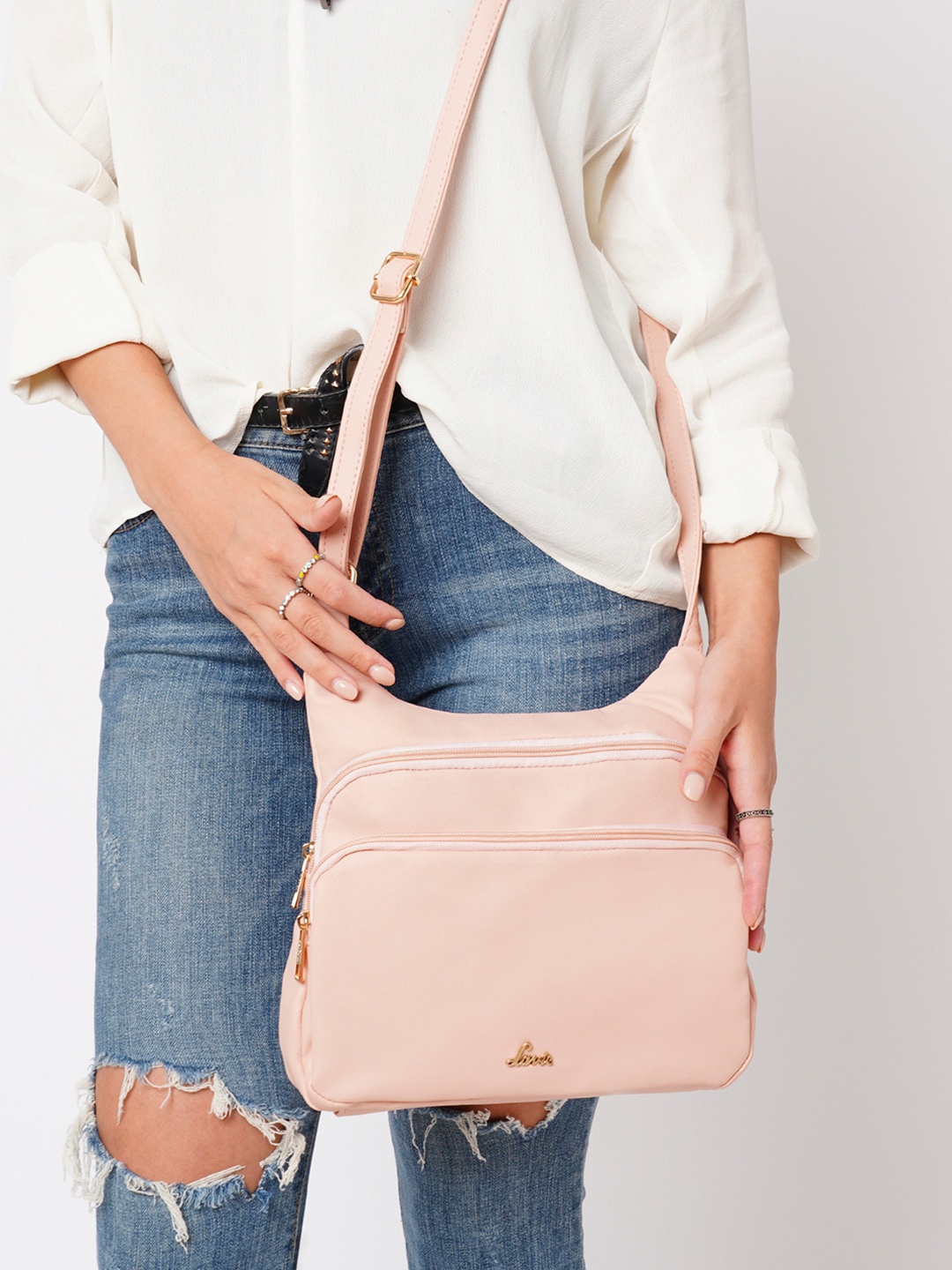 

Lavie Cetan Csb Women Pink Vertical Sling Bag