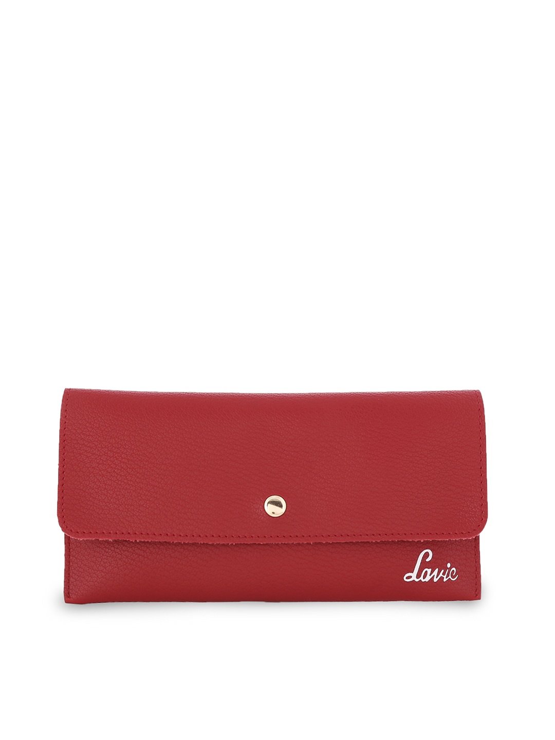

Lavie Women Red Solid Two Fold Wallet