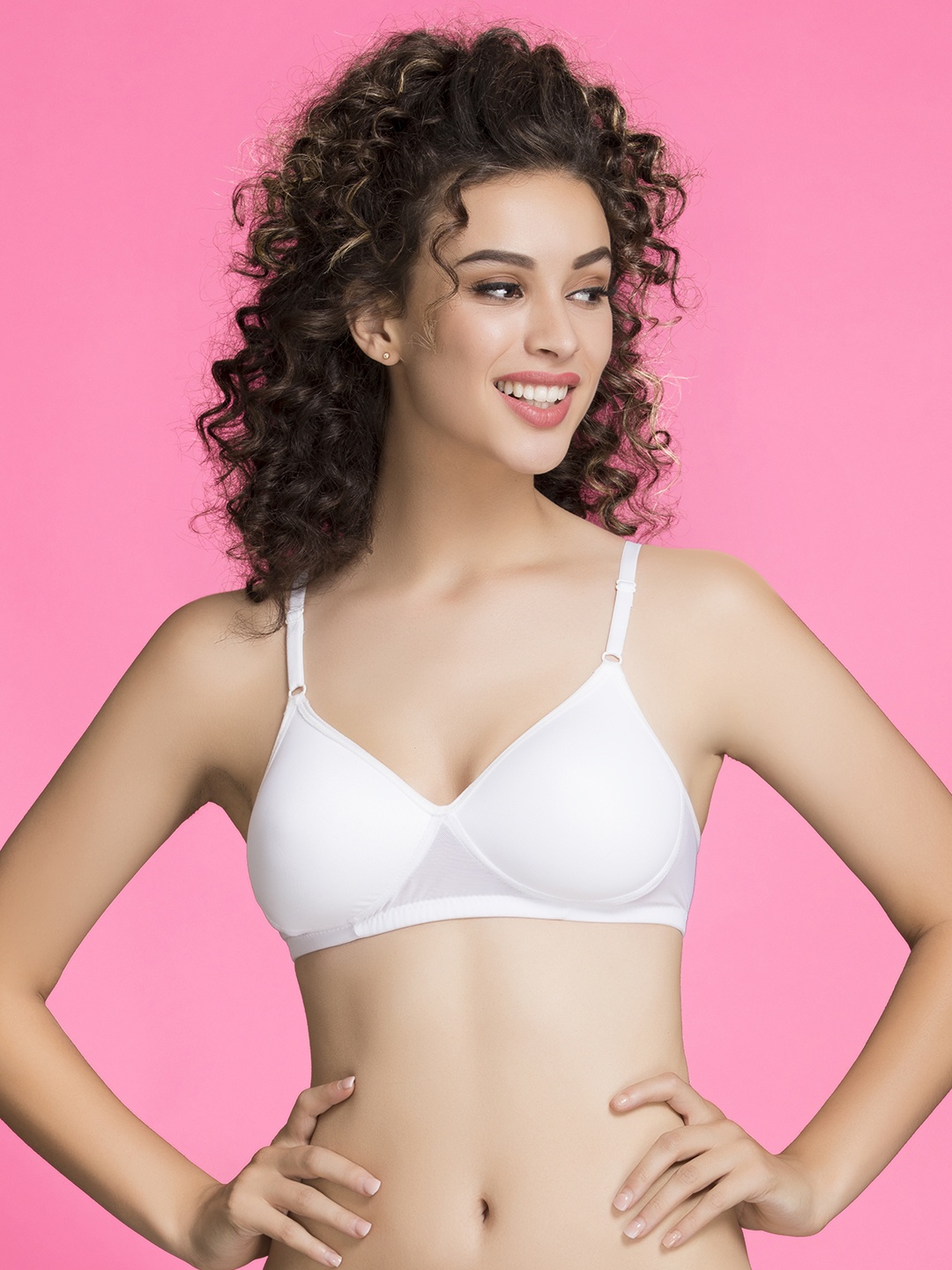 

Clovia Padded Non-Wired T-Shirt Bra, White