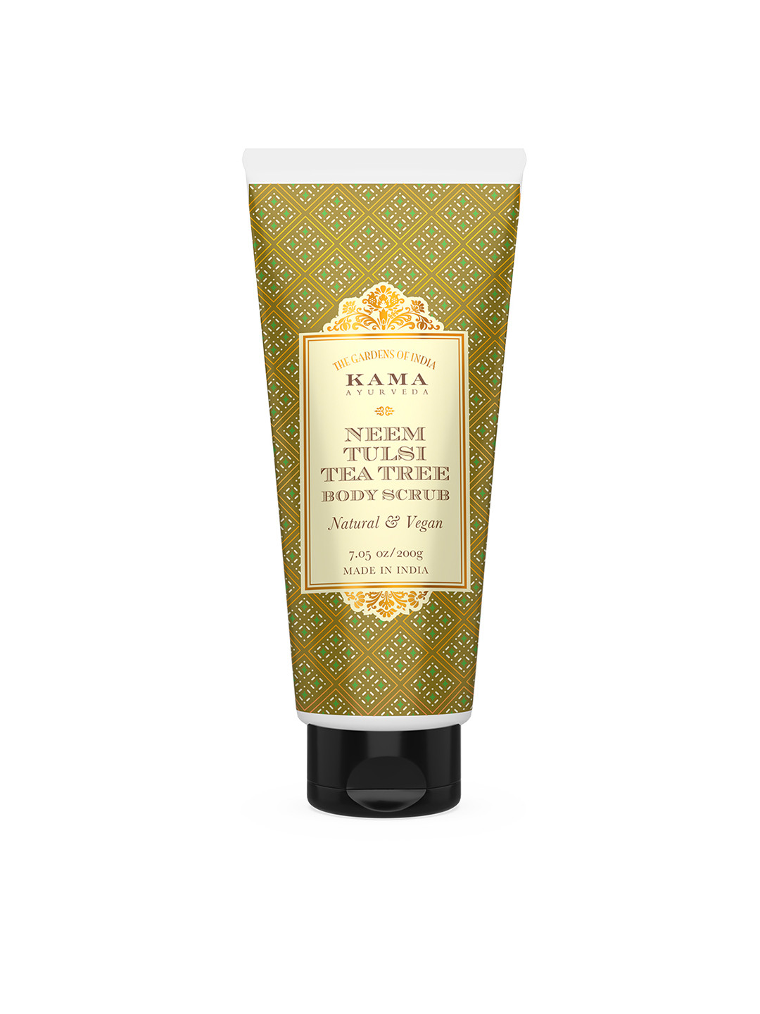 

KAMA AYURVEDA Unisex Neem Tulsi Tea Tree Body Scrub 200 g, Green