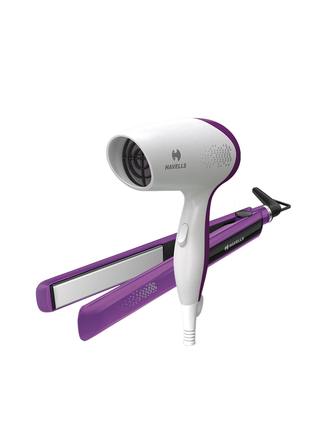 

Havells Women Set of Hair Dryer & Straightener, Purple