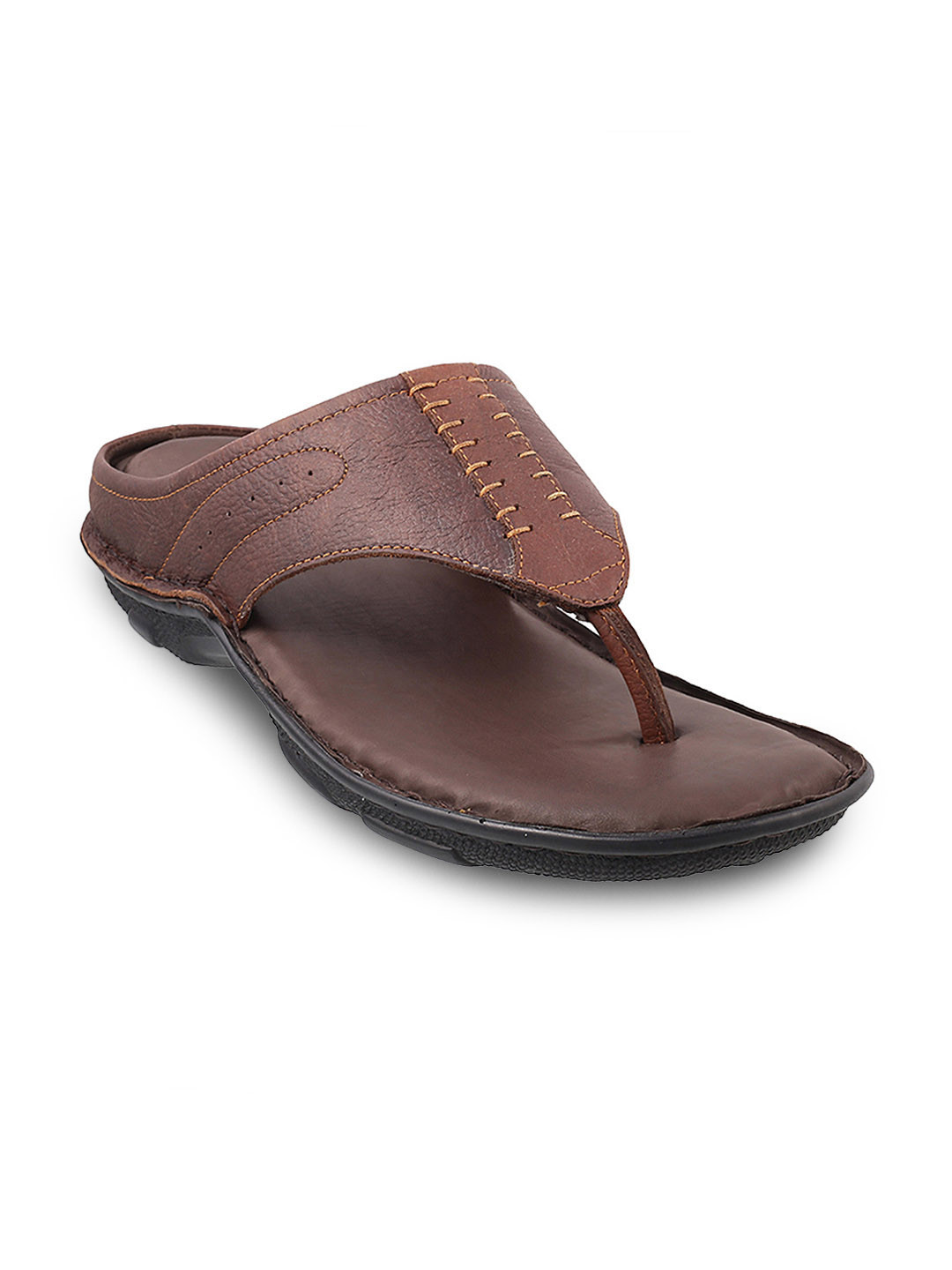 

Mochi Men Brown Comfort Sandals
