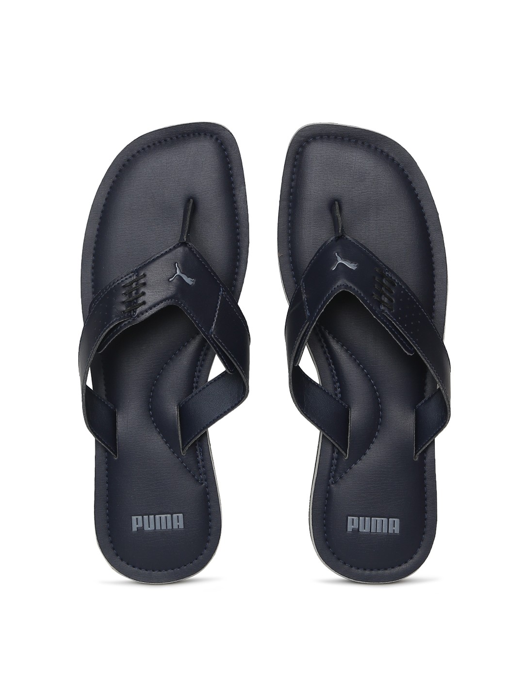 

Puma Men Navy Blue Solid Thong Flip-Flops