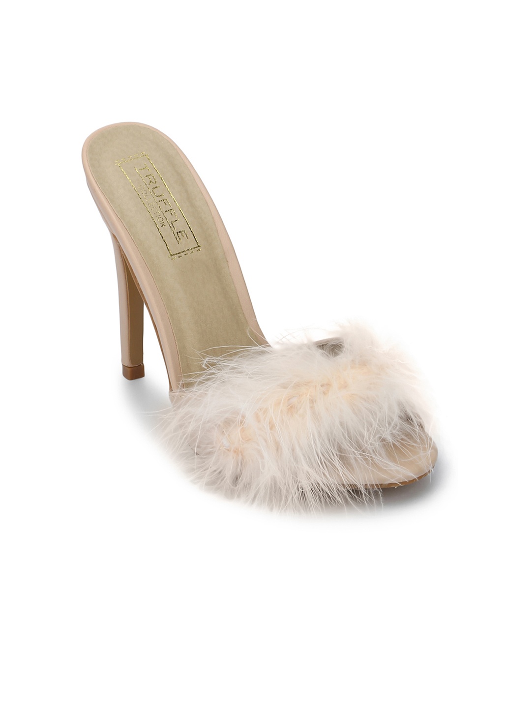 

Truffle Collection Women Nude-Coloured Solid Sandals