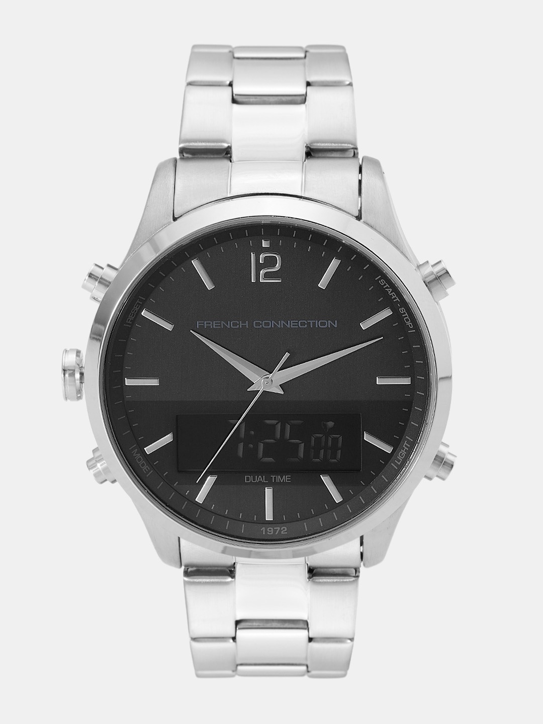 

French Connection Men Black Analogue & Digital Chronograph Watch FC1311BSM