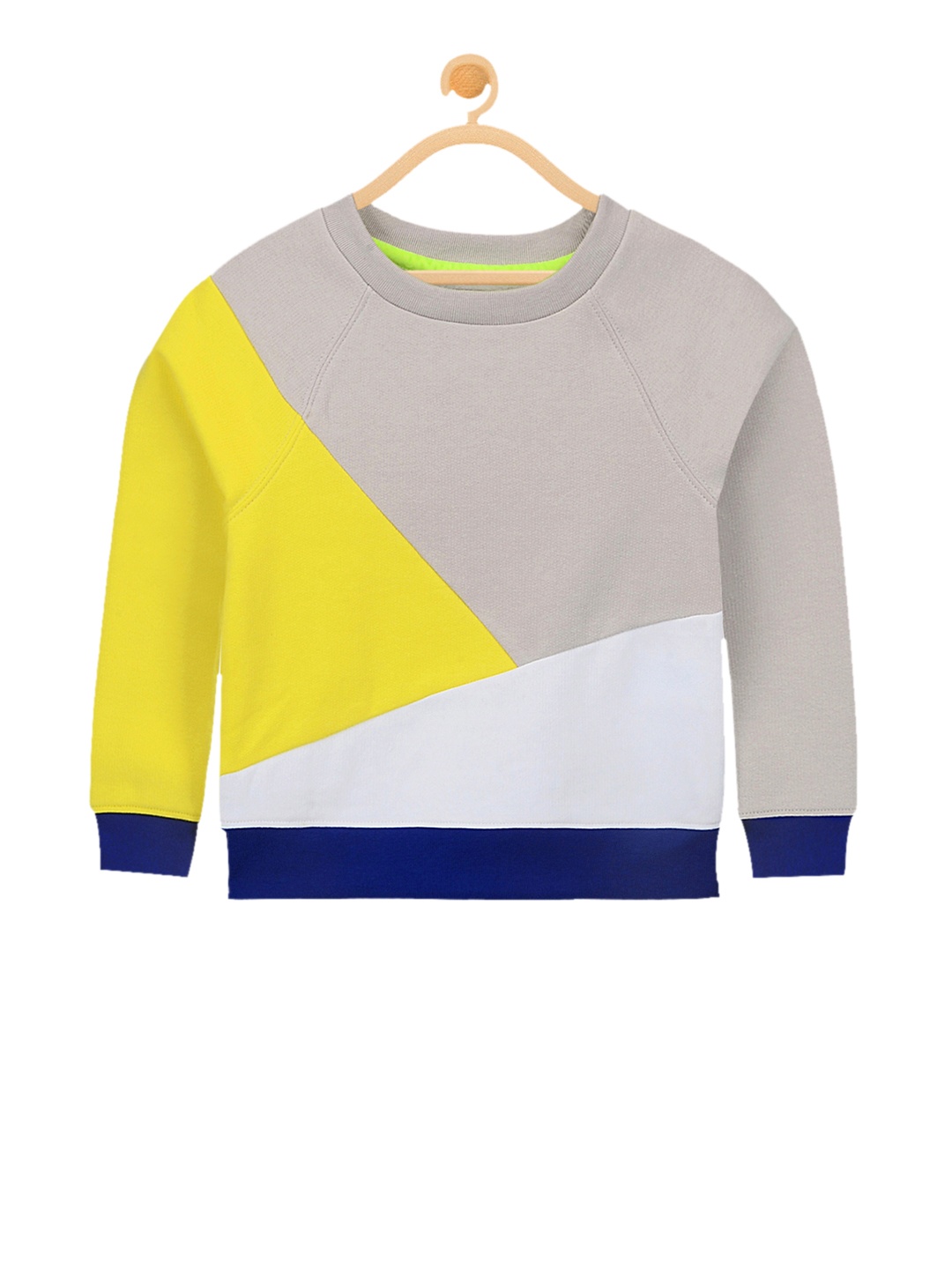 

Cherry Crumble Unisex Multicoloured Colourblocked Sweatshirt, Multi