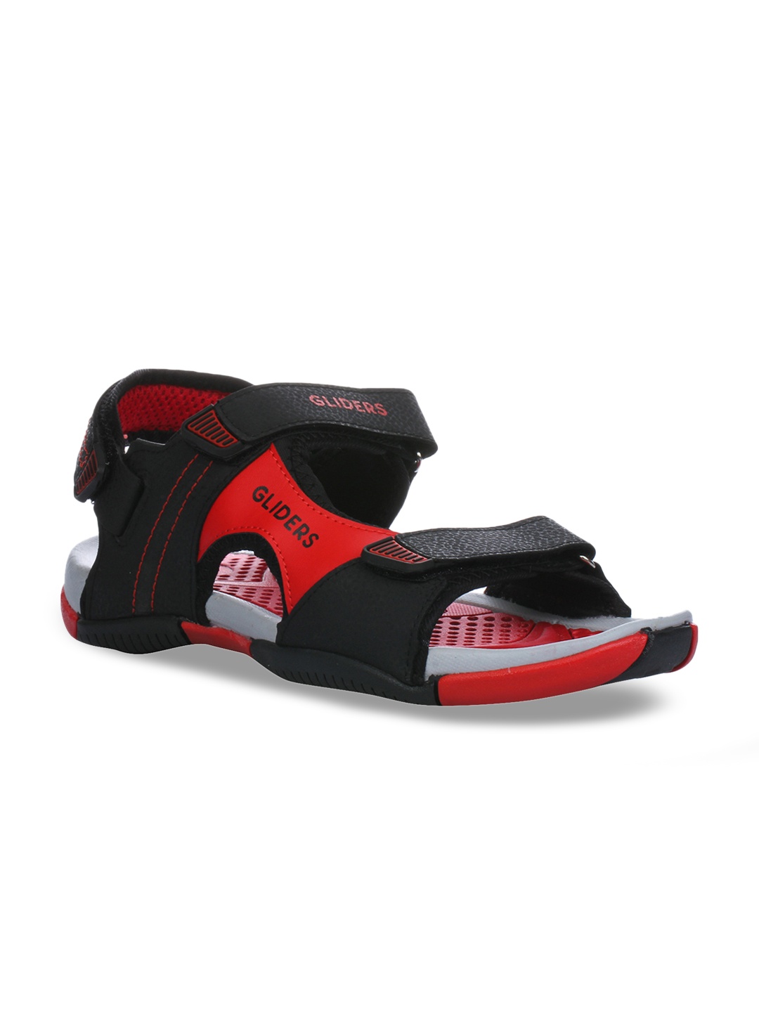 

Coolers Men Red & Black Comfort Sandals