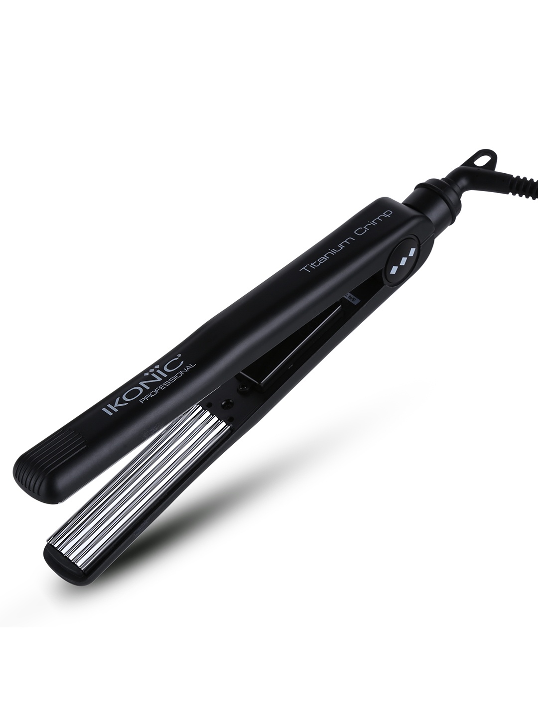 

Ikonic Professional Titanium Hair Crimper with Titanium Plates & Nano Titanium Technology - Black