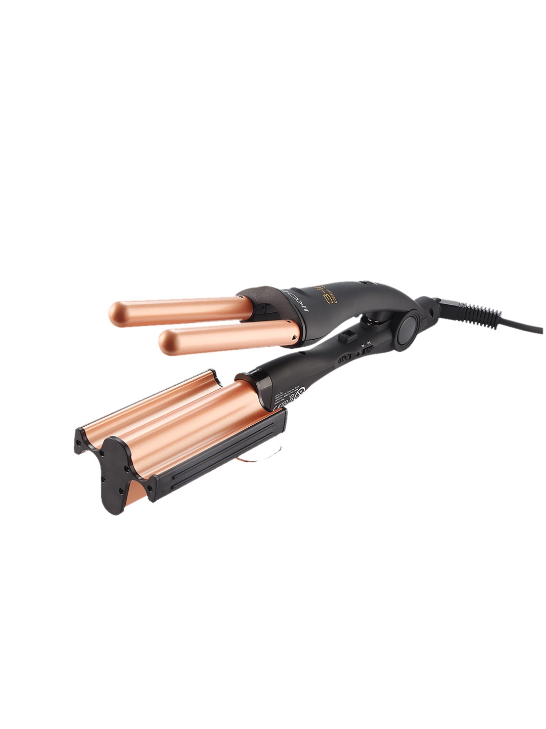 

Ikonic Professional 3 in 1 Deep Waver Hair Curler Hair Styler, Copper