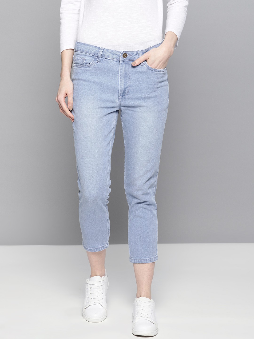 

Chemistry Women Blue Slim Fit Mid-Rise Clean Look Stretchable Jeans