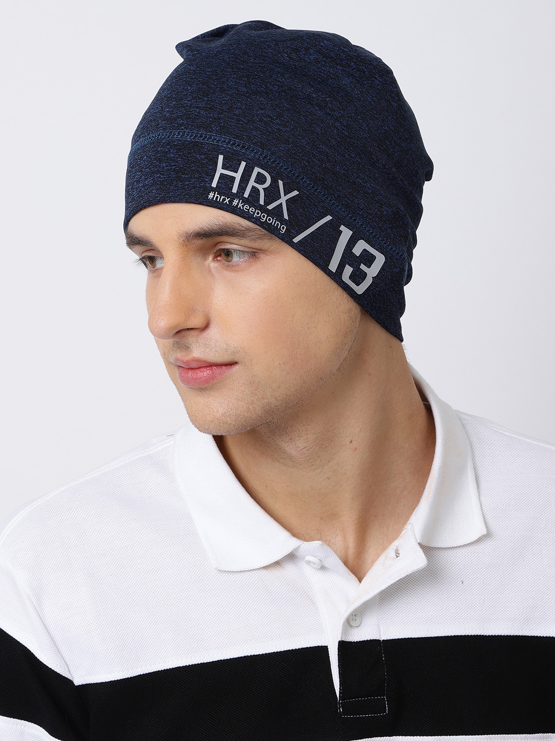 

HRX by Hrithik Roshan Unisex Navy Beanie, Navy blue