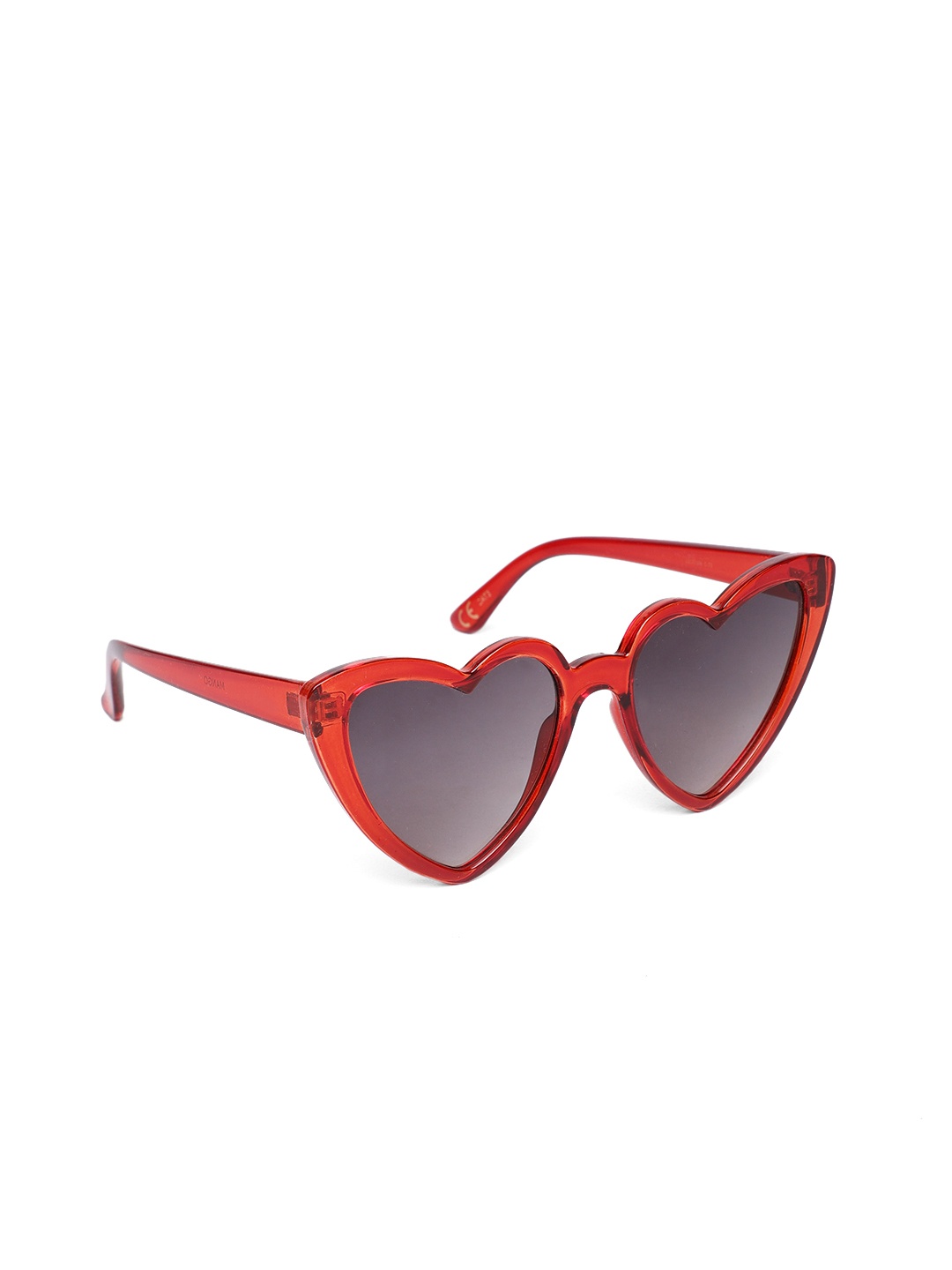 

MANGO Women Heart-Shaped Sunglasses 33070598, Brown