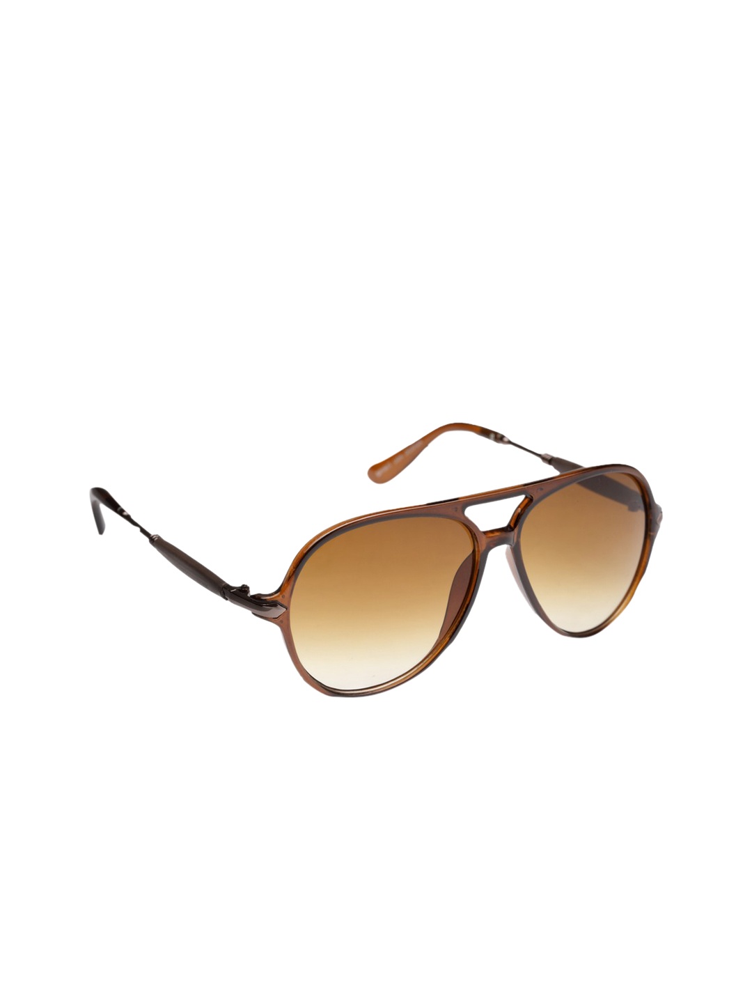 

Get Glamr Unisex Aviator Sunglasses SG-UN-MT-033-8, Brown