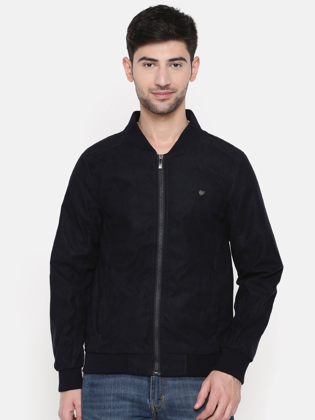 

Killer Men Navy Solid Bomber Jacket, Navy blue