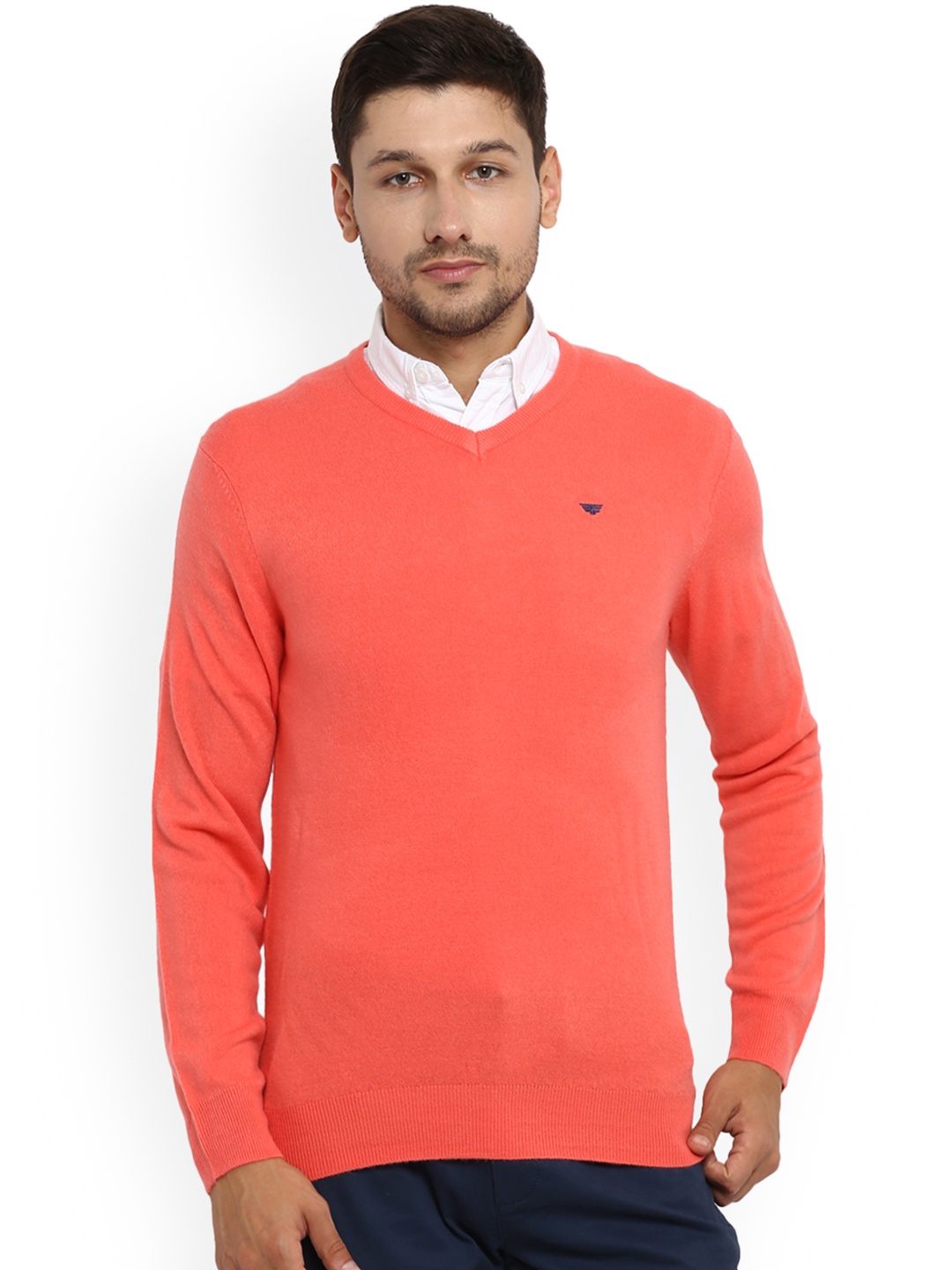 

Red Tape Men Coral Solid Pullover