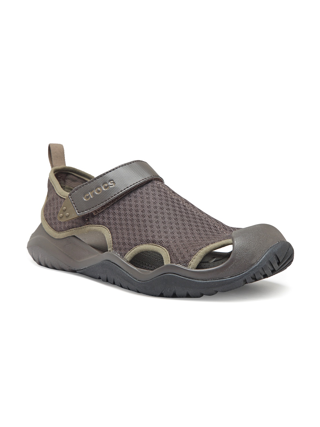 

Crocs Swiftwater Men Brown Comfort Sandals