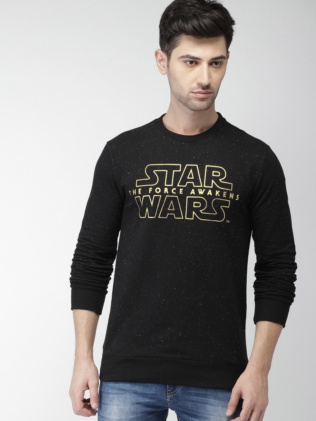 

Celio Men Black Printed Sweatshirt