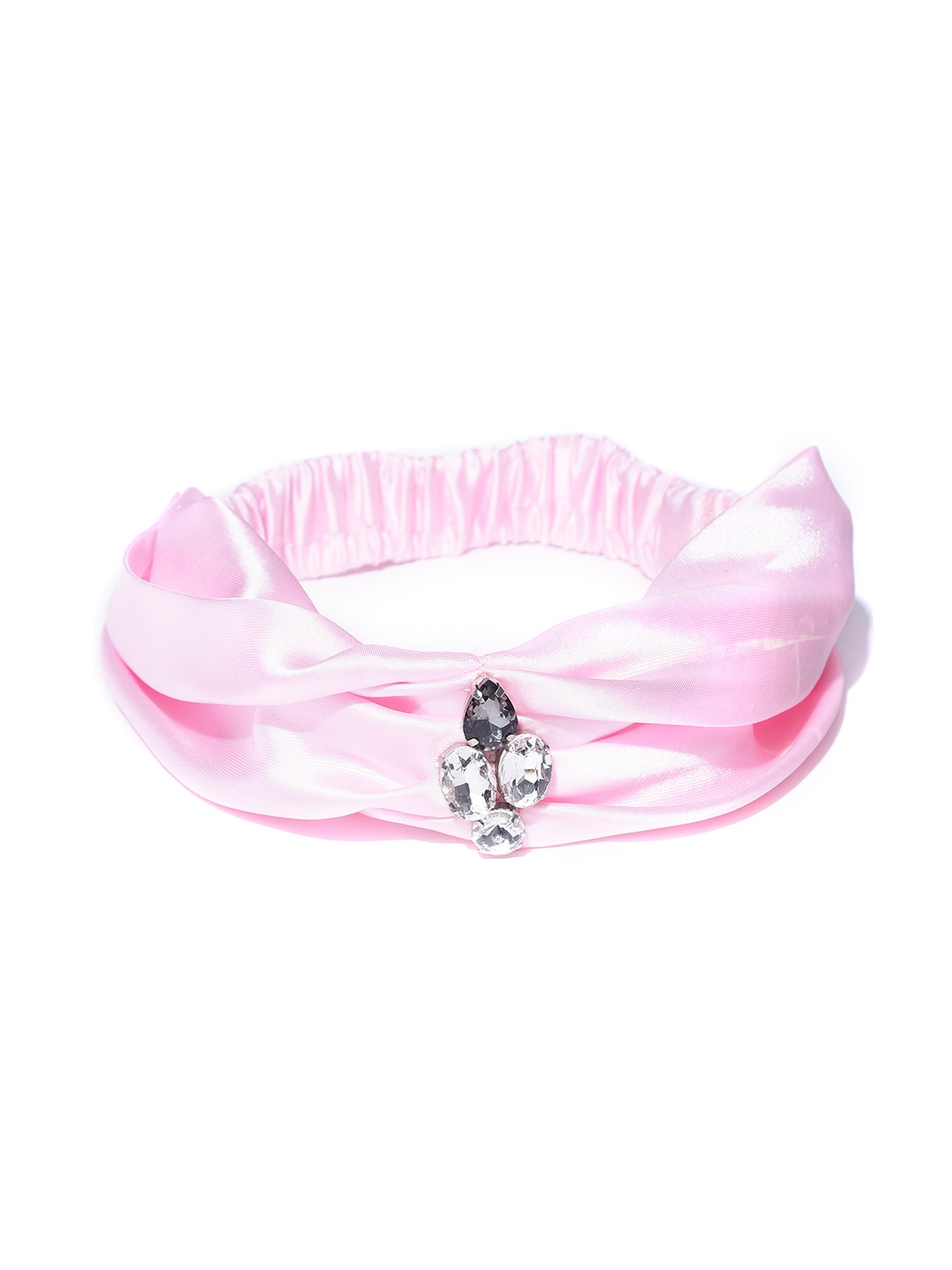 

Blueberry Pink Solid Satin Hairband