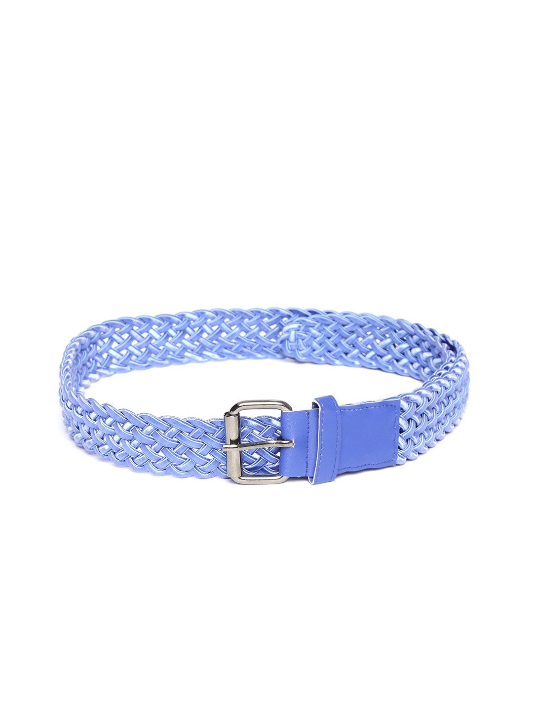 

Blueberry Men Blue Braided Belt
