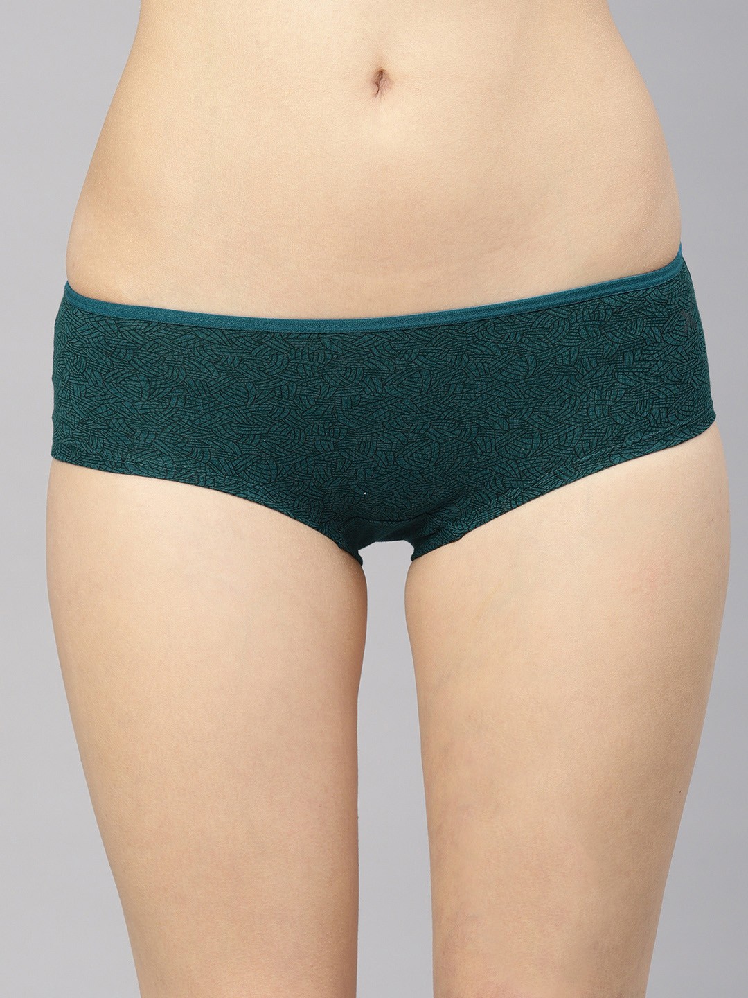 

HRX by Hrithik Roshan Women Lifestyle Teal Green Printed Hipster Briefs LS-7058C