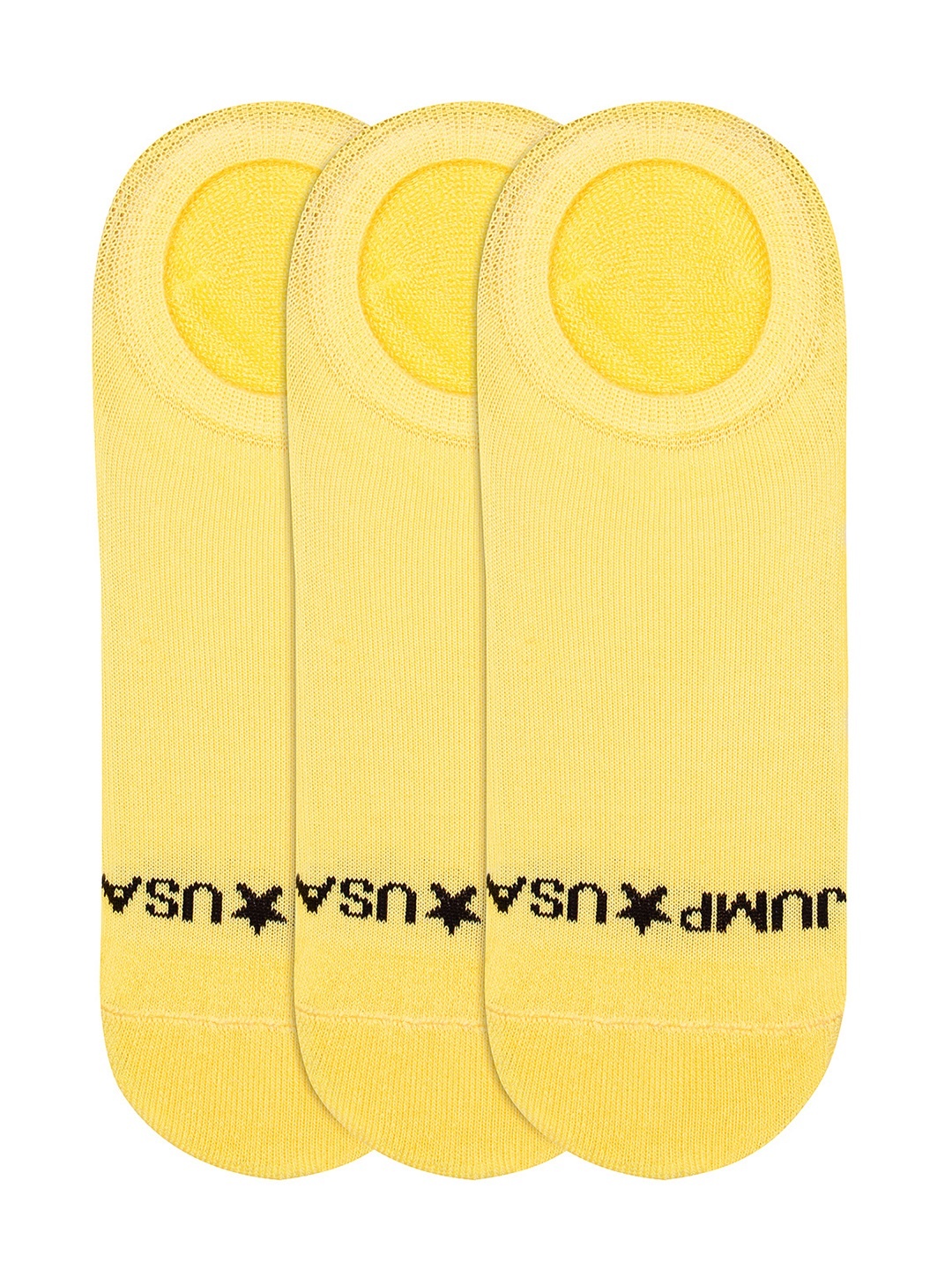 

JUMP USA Women Pack of 3 Yellow Shoeliners