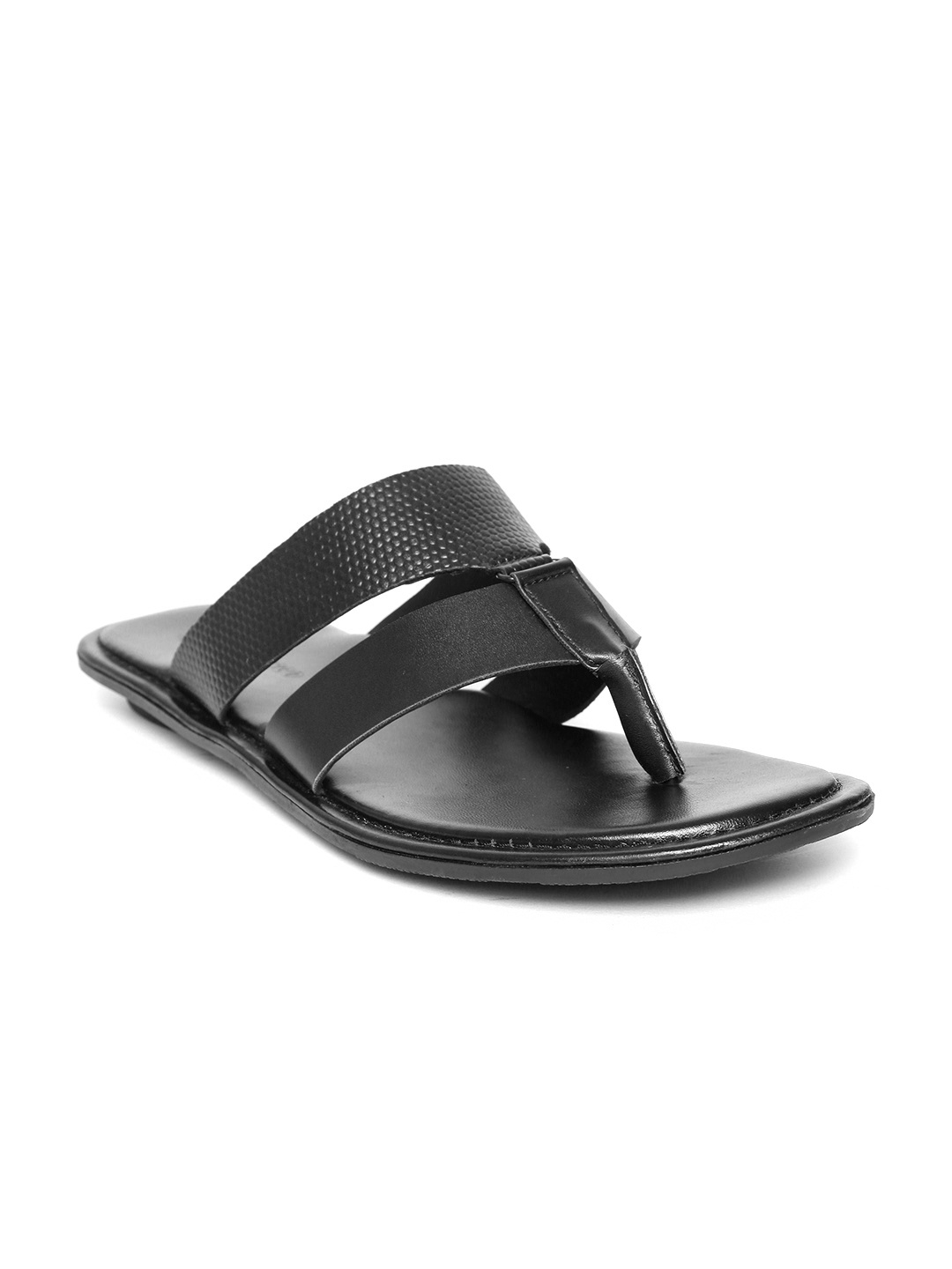 

San Frissco Men Black Comfort Sandals