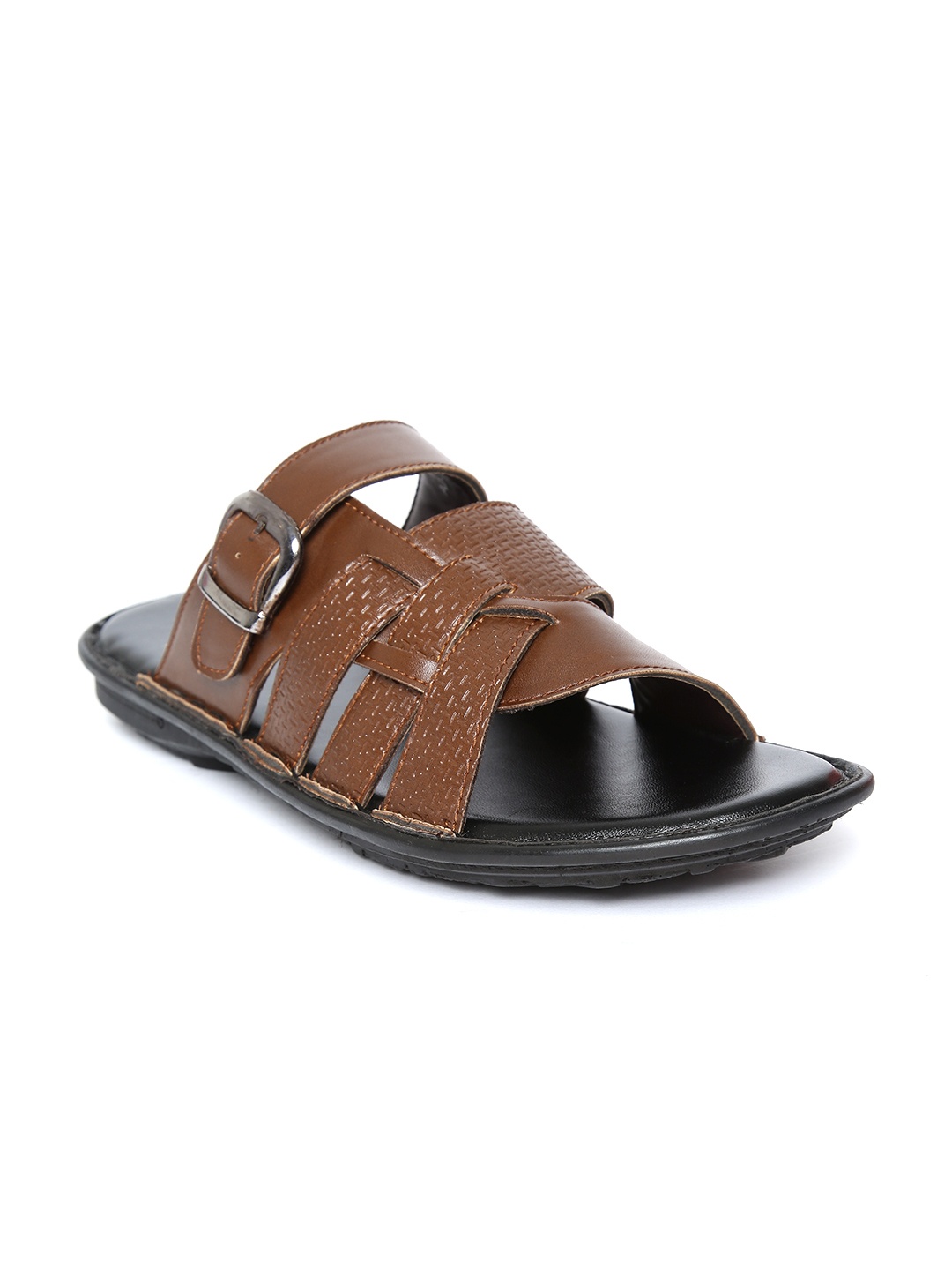 

San Frissco Men Brown Comfort Sandals