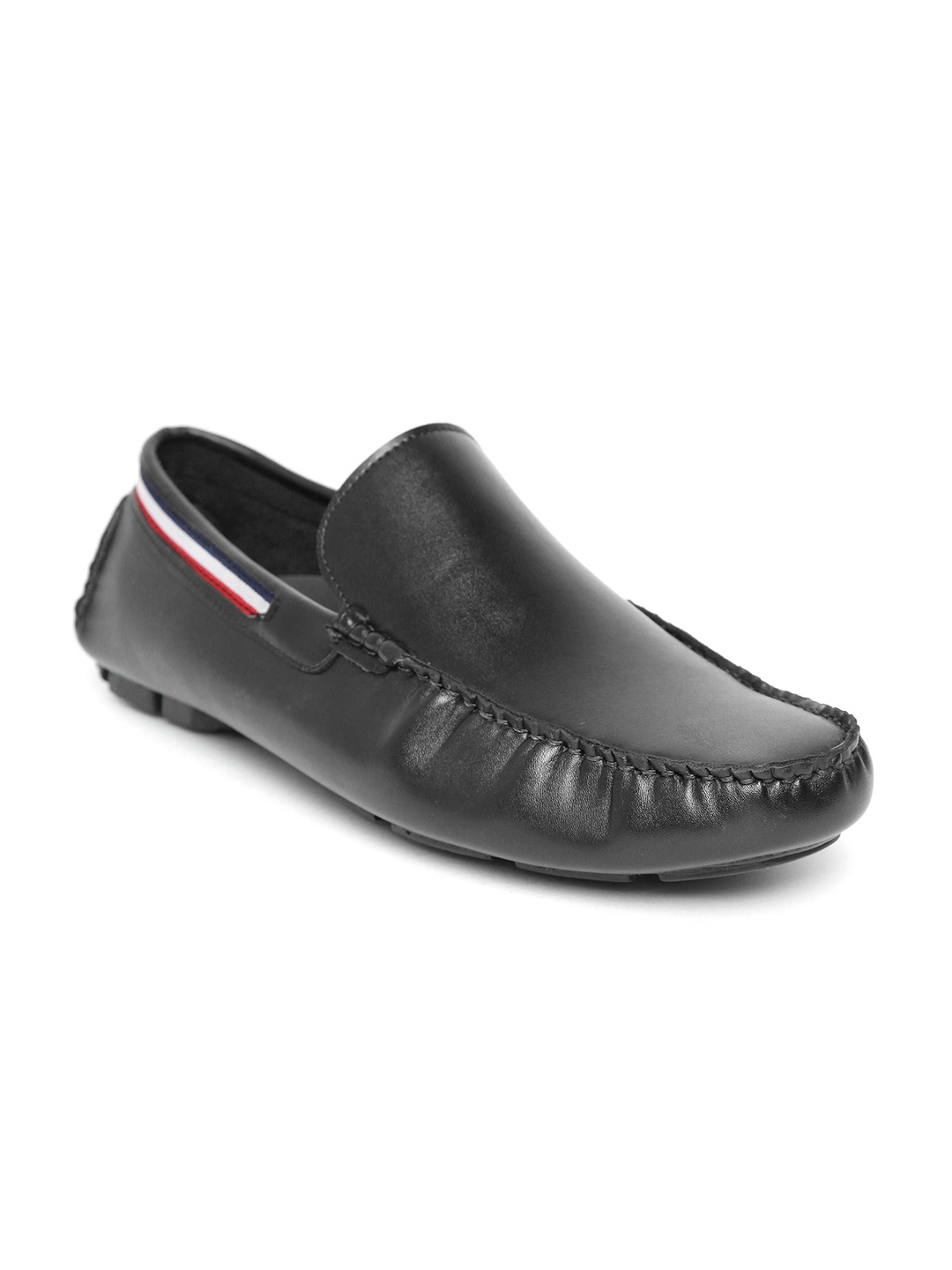 

San Frissco Men Black Driving Shoes