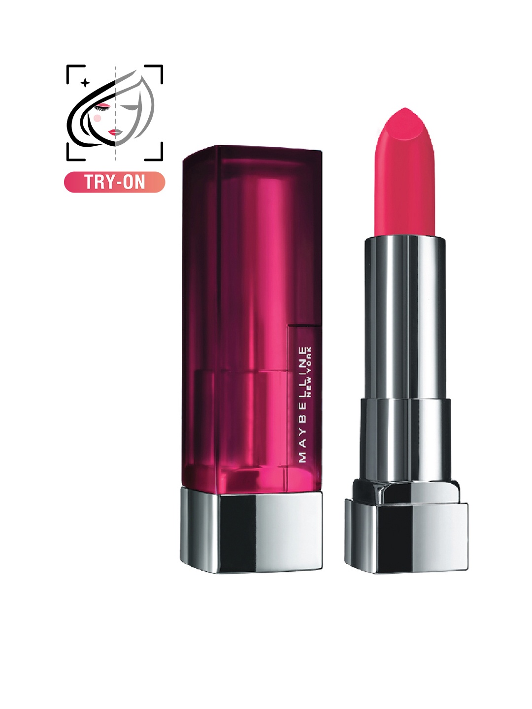 

Maybelline New York Color Sensational Creamy Matte Lipstick- Flaming Fuchsia 630, Pink
