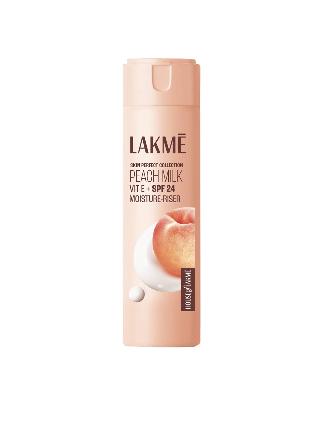 

Lakme Peach Ceramide Moisturizer with SPF 24 - 120ml, White