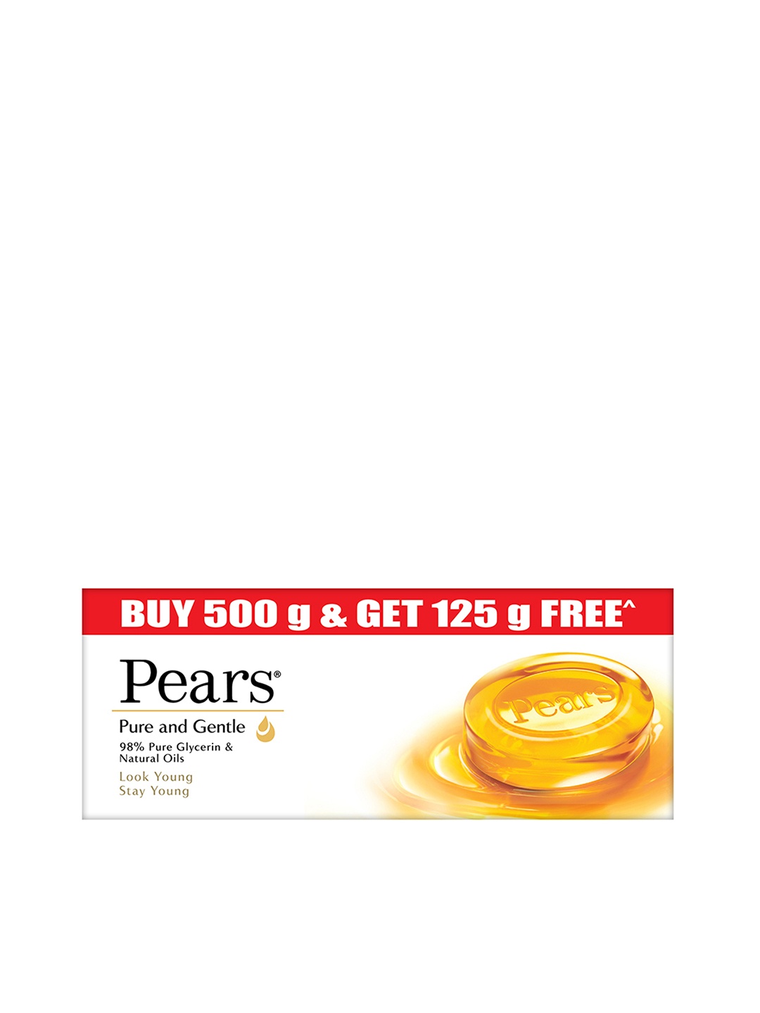

Pears Unisex Set of 4 Pure & Gentle Bathing Bars with 1 Free Bathing Bar, Yellow