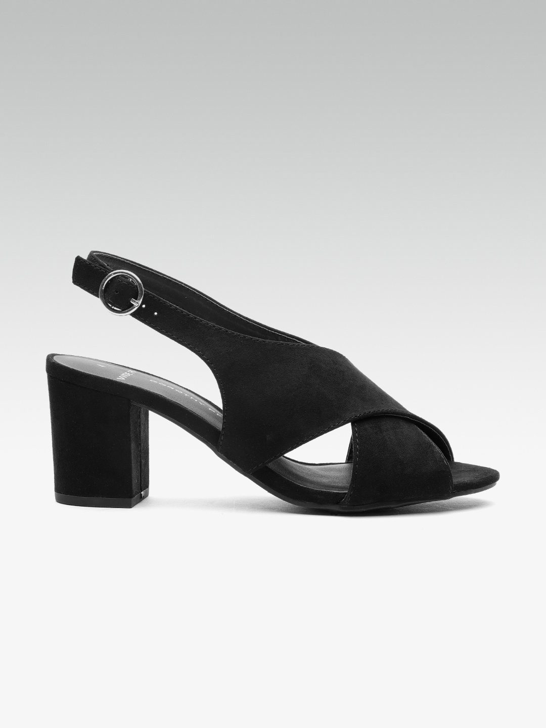 

DOROTHY PERKINS Women Black Solid Heels