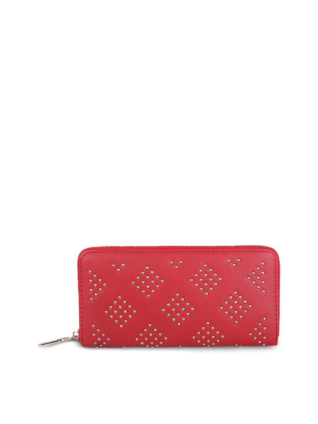 

ELLE Women Red Solid Zip Around Wallet