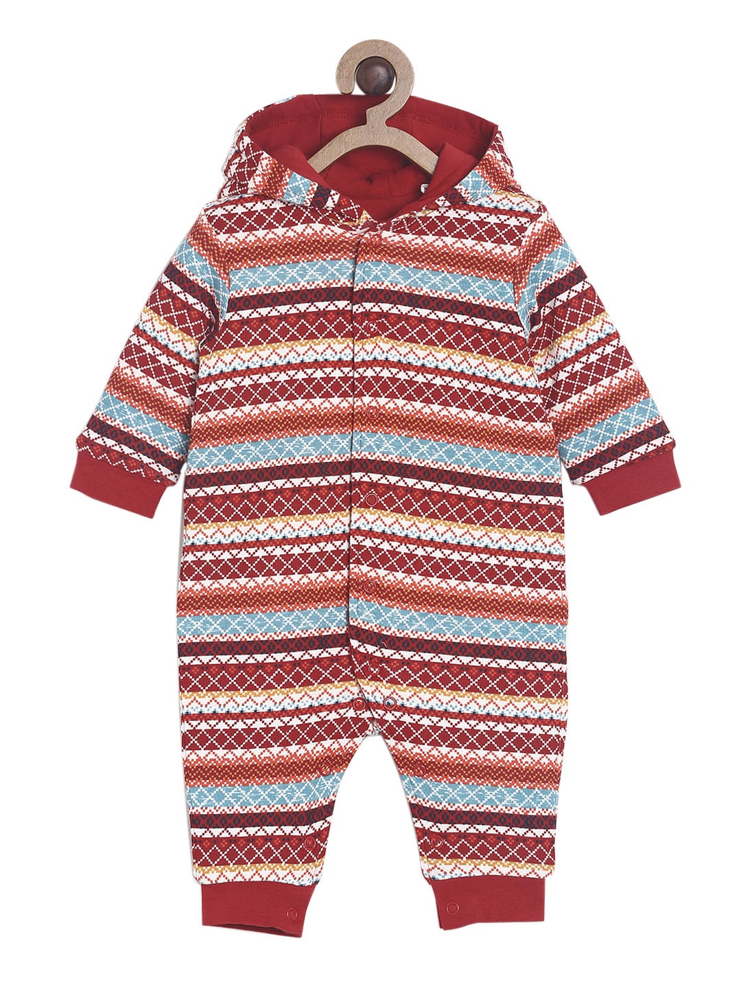 

MINI KLUB Boys Multicoloured Printed Romper, Multi