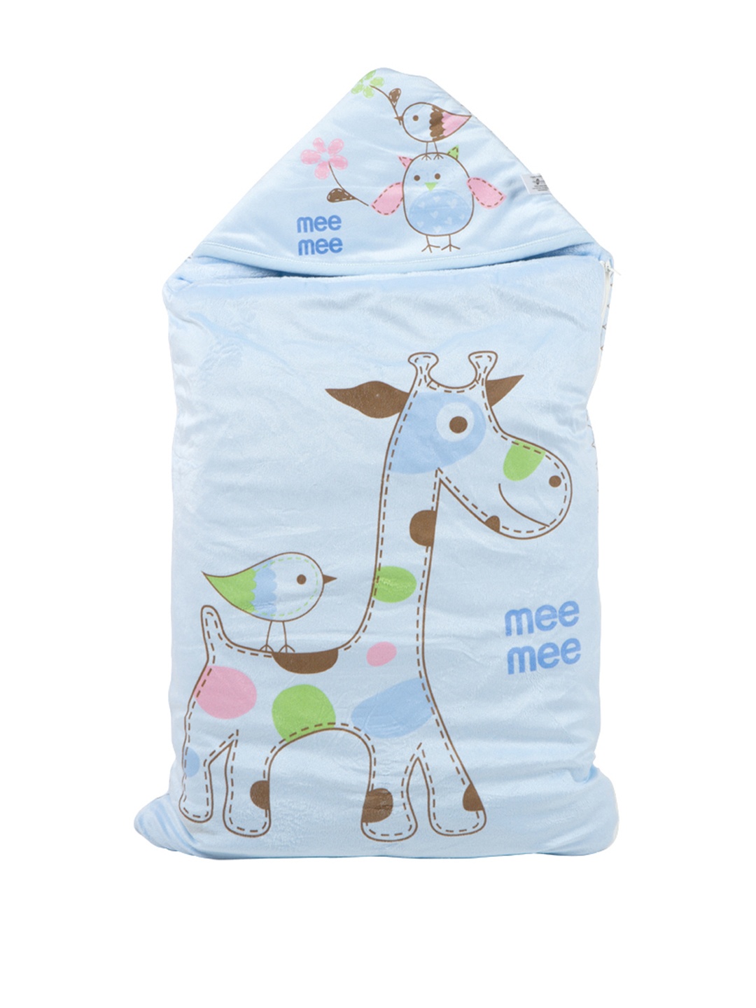 

MeeMee Kids Blue Printed Cozy Carry Nest Bag