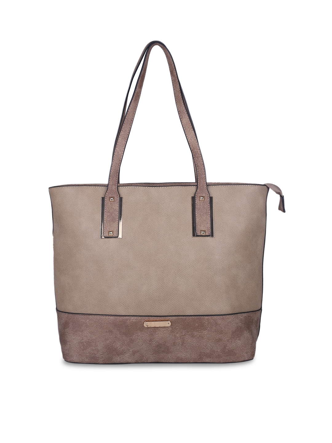 

ELLE Beige Colourblocked Shoulder Bag