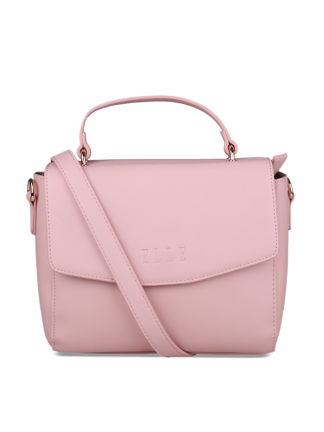 

ELLE Pink Solid Sling Bag