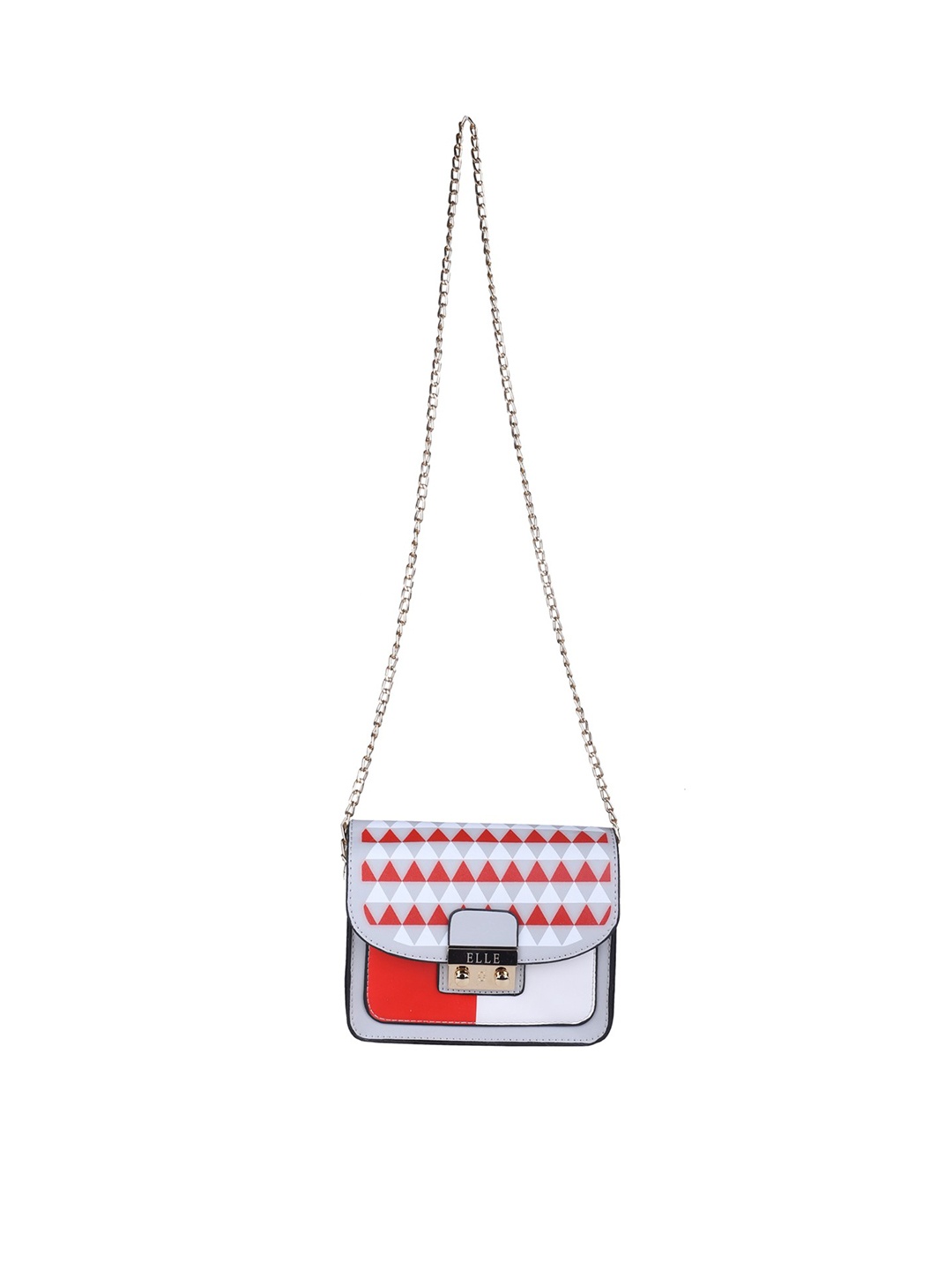 

ELLE White & Red Printed Sling Bag