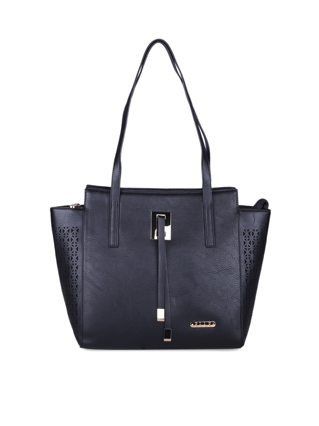 

ELLE Black Solid Shoulder Bag