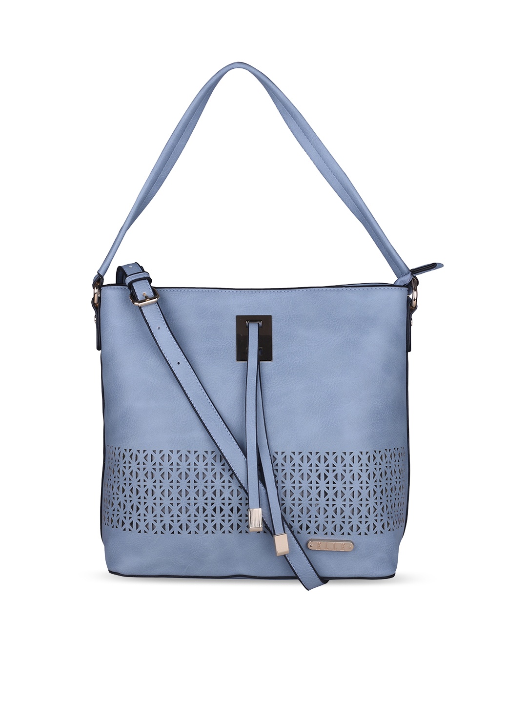 

ELLE Blue Solid Shoulder Bag