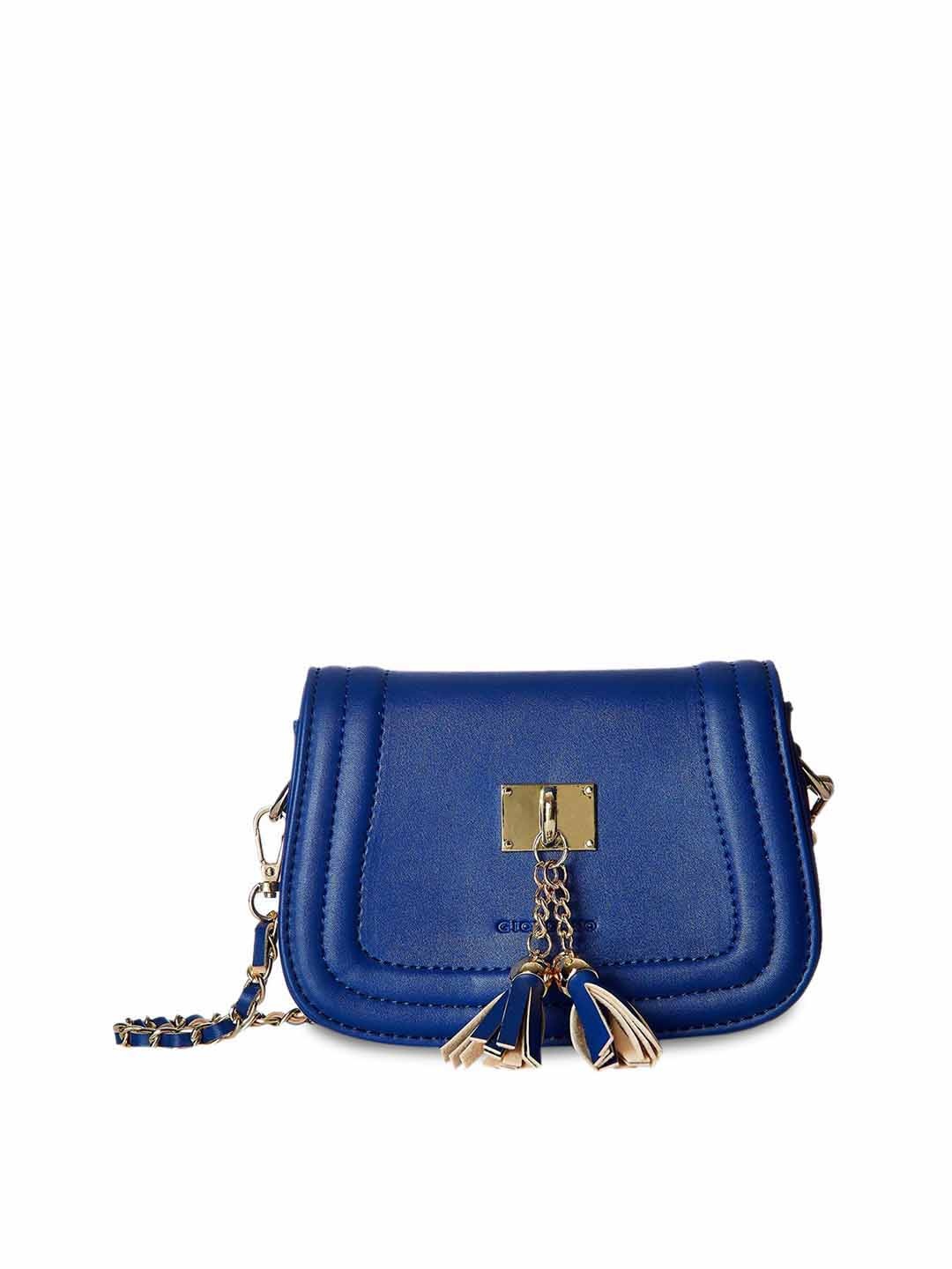 

GIORDANO Blue Solid Sling Bag