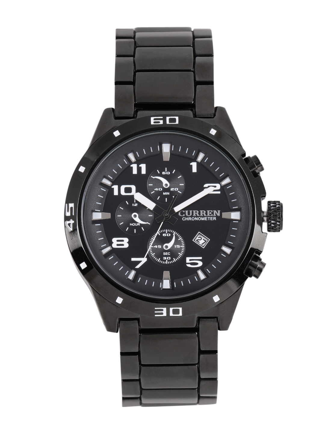 

Curren Men Black Analogue Watch 8021BBK