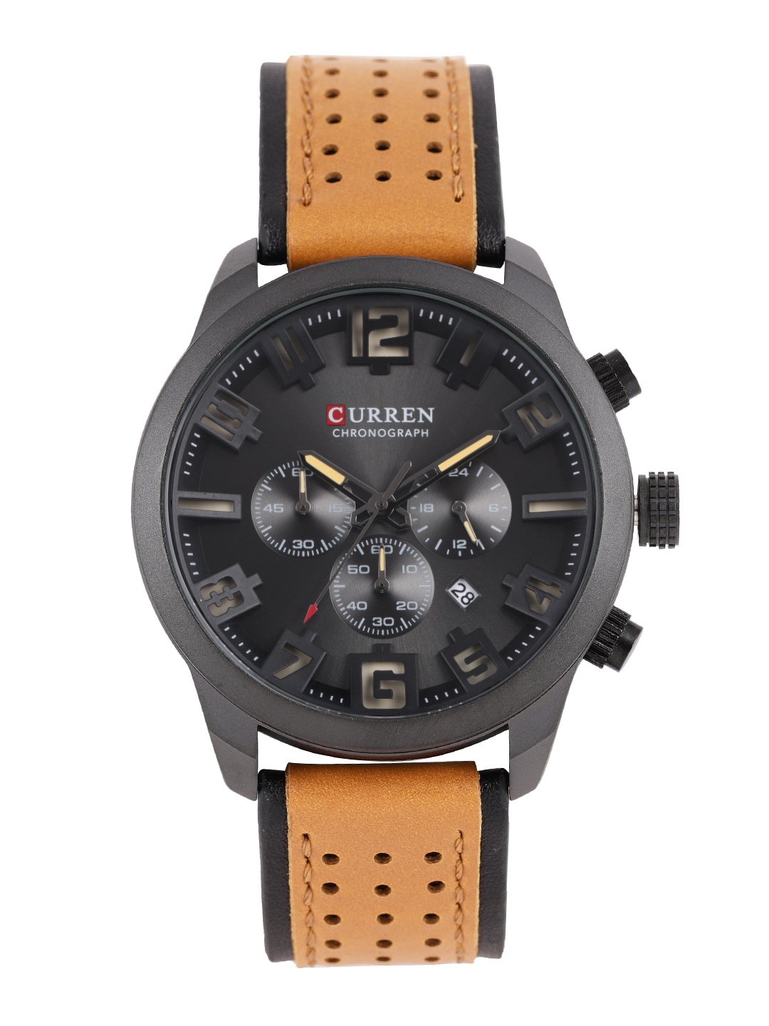 

Curren Men Black Analogue Chronograph Watch 8289BK