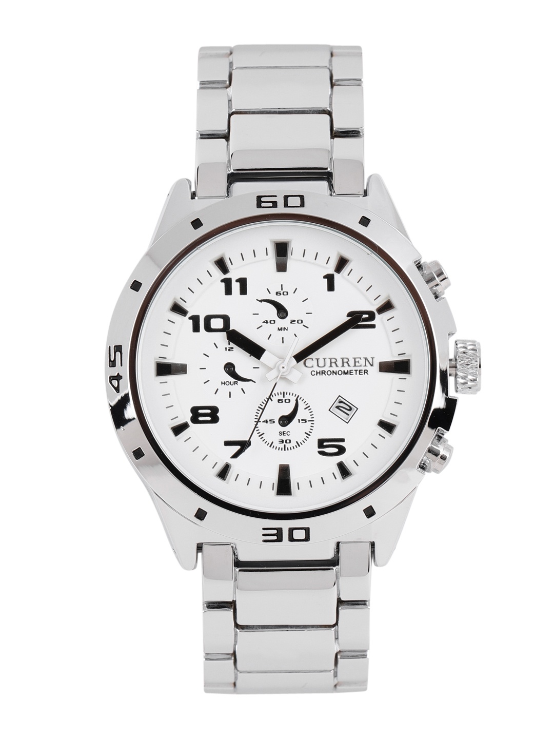 

Curren Men White Analogue Watch 8021WH